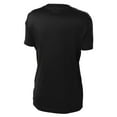 thumbnail image 7 of Yellow Rooster Women's PosiCharge Competitor V-Neck Tee Black XS, 7 of 7