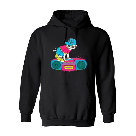 Retro Dancer Monkey Hoodie Women -Image by Shutterstock, Female Small