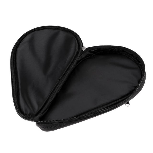 kurtrusly Table Tennis Racket Ping Pong Paddle Professional Lightweight Bat Bag Cover Ball Storage Pouch Black