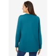 thumbnail image 2 of Woman Within Plus Size Perfect Long-Sleeve Crewneck Tee (Petite Available), 2 of 6