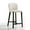 Oatmeal, variant on Omax Decor Larsen 26" Solid Wood and Fabric Counter Stool in Gray