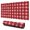 Red Christmas Pattern, variant on Red Christmas Pattern Extended Large Mouse Pad, Gaming Desk Pad with Non Slip Base & Stitched Edges, Durable Stable Gifts for Birthday Christmas Thanksgiving,31.5"x11.8"