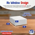 thumbnail image 2 of MT Products Plain Cookie Boxes 12" x 12" x 5" - White Bakery Boxes No-Window (Pack of 50) - Made in USA, 2 of 7