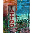 thumbnail image 2 of Khilnani, Rajiv 20x24 Black Ornate Wood Framed with Double Matting Museum Art Print Titled - Tatoo, 2 of 4