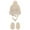 Beige, variant on TAIAOJING Toddler Child For Knitted Knitted Hat Boys And And Warm Winter For Girls Hat Autumn Woolen Hat With Gloves Lovely Baby Daliywear 1-2 Years