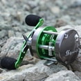 thumbnail image 5 of Sougayilang Trolling Fishing Reel 6+1BB 5.3:1 High Speed Ratio Strong Saltwater Sea Bait Casting Reel Max Drag 25kg, 5 of 7