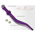 thumbnail image 3 of For 1988-2000 Honda Civic / 1988-1991 Honda CRX / 1993-1997 Honda Del Sol / 1990-2001 Acura Integra Manual Transmission Billet Aluminum Dual Bend Short Throw Shifter Stick (Purple) - M/T DC2 EG EK, 3 of 4