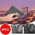 thumbnail image 2 of Paño de limpieza mágico de vidrio, toallitas de microfibra reutilizables para ventanas, toalla de vidrio, cocina, 3/1 Uds., 2 of 4