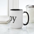 thumbnail image 4 of CafePress - Click To View POPPY Steel Large Mug - 15 oz Ceramic Large White Novelty Mug, 4 of 4