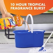 Lysol All Purpose Cleaner, 2X Concentrated Multi-Surface Disinfectant Floor Cleaner for Mopping Solution, for Bathroom & Kitchen, Mango & Hibiscus, 48 fl oz