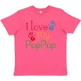 thumbnail image 3 of Inktastic PopPop Grandkids Handprints Youth T-Shirt, 3 of 5