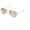 Ray Ban RB3025 AVIATOR LARGE METAL 001/3E 62M Gold/Brown Pink Silver Mirror Sunglasses For Men For Women