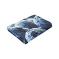 thumbnail image 6 of Kll Fleece Blanket Plush Throw Blanket Blueberry,Soft Fuzzy Cozy Flannel Blanket For Couch Sofa Bed.(80"X60"), 6 of 9