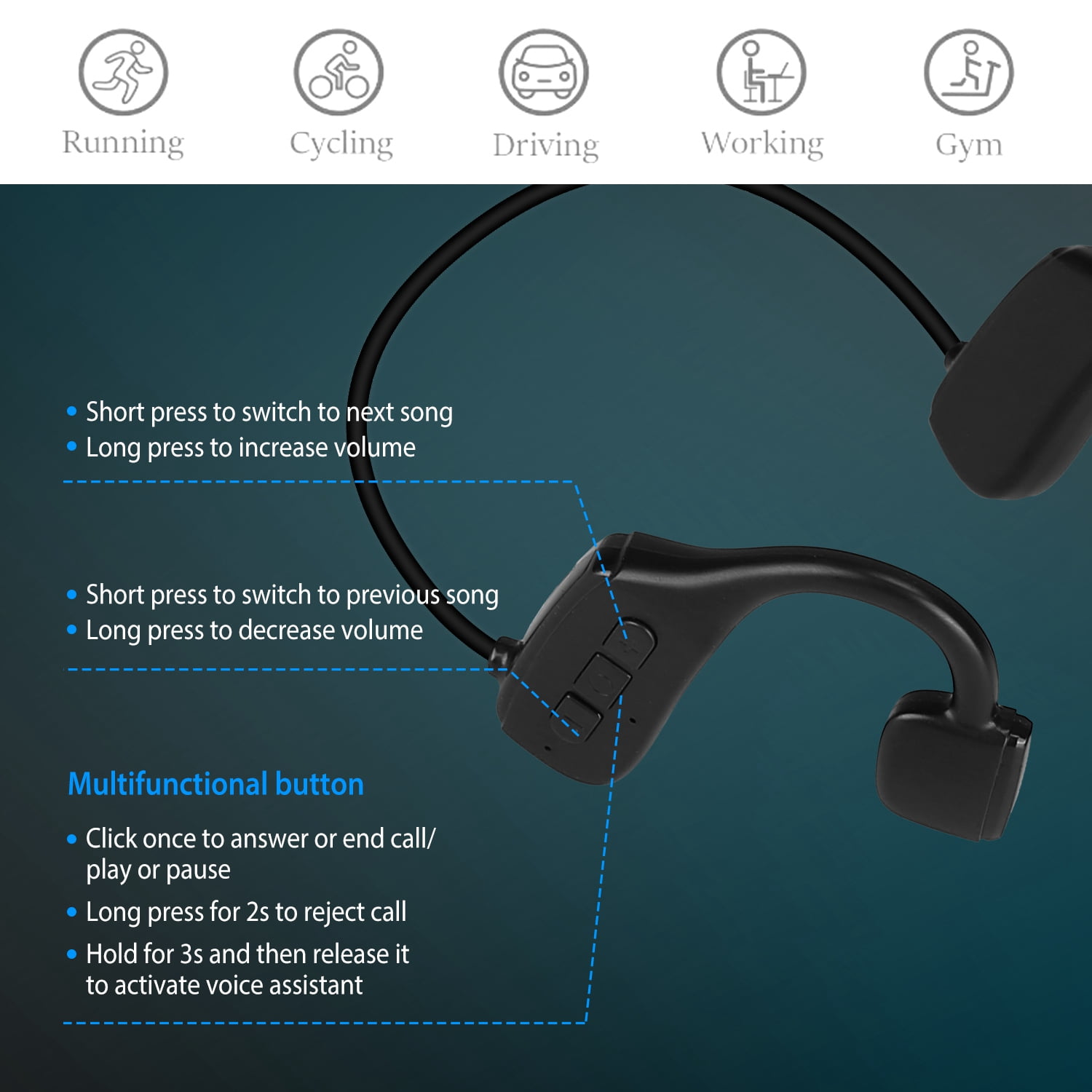 Alova bone conduction headphones sale