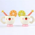 thumbnail image 3 of Wooden Mini Tea Set Toy Cup Teapots Tray for Children Kids Kitchen Role Playing Game, 3 of 8