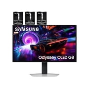 Samsung 32" Odyssey QD-OLED G8 G81SF 4K 240Hz Gaming Monitor - LS32FG810SNXZA