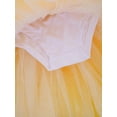 thumbnail image 7 of YONGHS Kids Girls Ballet Camisole Skirted Leotard Ballerina Princess Tutu Dress with Arm Sleeves Yellow 5-6, 7 of 7