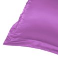 thumbnail image 4 of Unique Bargains 2-Pack Satin Silk Envelope Closure Pillow Shams Purple Queen, 4 of 8
