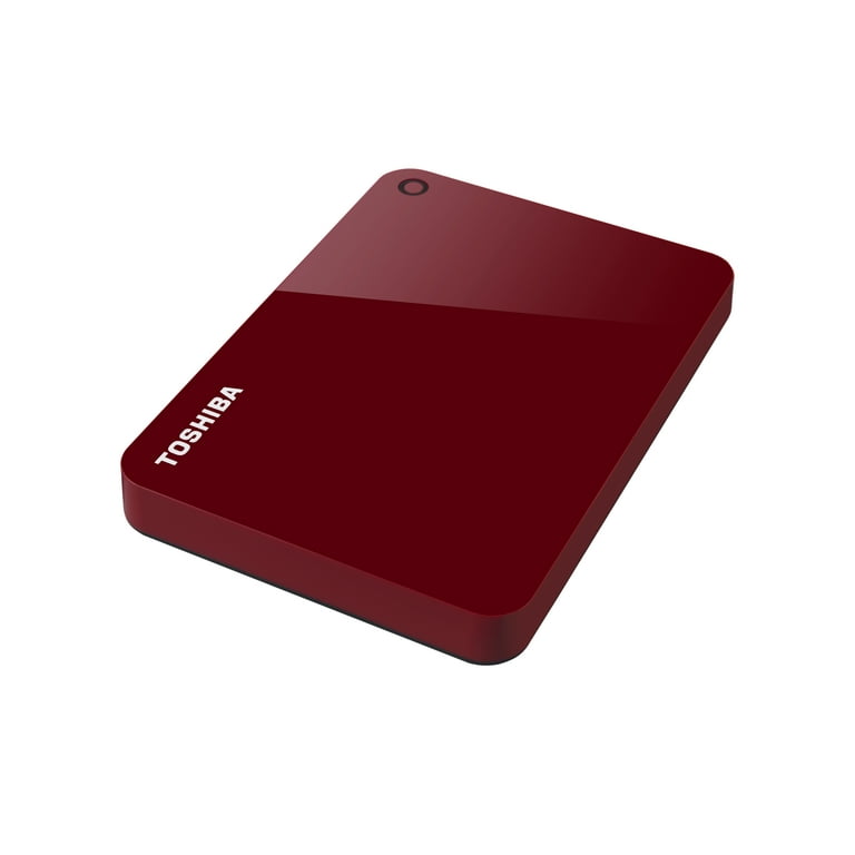 Toshiba Canvio USB 1TB Drive External - 3.0 Hard Red Portable Advance HDTC910XR3AA