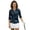 Blue Dragonfly, variant on Polka Dot Women's Golf Shirt Size S Fashion Women's 3/4 Sleeve Athletic Golf Shirts Versatile Workout Tops Zip Up Collar Relaxed Quick Dry Outing Wear Workout Sports