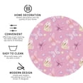 thumbnail image 3 of Lsque Butterfly 1 Pattern 4" Drink Coasters Set of 4, PVC Leather Absorbent Coasters, Table Coaster Set Decorative Coffee Cup Coasters Housewarming Gift -Round Shape, 3 of 6