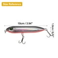 thumbnail image 3 of Unique Bargains Fishing Lures Catfish Rattling Line Float Lures Topwater Bass Lures Lifelike Bass Fishing Lures for Santee Rig Catfishing Black Silver Tone, 3 of 7