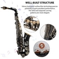 thumbnail image 3 of Alto Alto Saxophone Brass Exquisite Craftsmanship Versatile Instrument Saxophone for Beginners and Experienced Players, 3 of 7