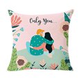 thumbnail image 4 of TIMIFIS Valentines Pillow Covers 18x18 Inches 4PCValentines Decorations Series Cushion Cover Case Pillow Custom Zippered Square Pillowcase, 4 of 7