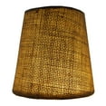 thumbnail image 5 of Meriville Set of 5 Natural Burlap Clip On Chandelier Lamp Shades, 4-inch by 5-inch by 5-inch, 5 of 6