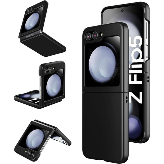 Slim Protective Cover for Samsung Galaxy Z Flip 5 - Black