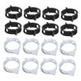 thumbnail image 4 of HORIALENCE Flower Support Clip Square 100Pcs 1.18x1.18x0.35in For Gardening Farmers, 4 of 8