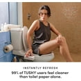 thumbnail image 3 of TUSHY Classic 3.0 Bidet Attachment  with  Self Cleaning Spray and Retractable Nozzle, Fits Almost Any Toilet Seat, Non Electric with Feminine Wash, Quick Install  (Brushed Nickel Knob), 3 of 12