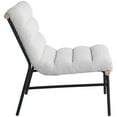 thumbnail image 5 of Meridian Furniture Burke Cream Boucle Fabric Accent Chair, 5 of 8