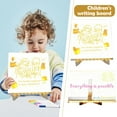 thumbnail image 4 of LED Drawing Board - Illuminated Dry Erase Board with Stand, Markers & Rags - Essential Study Tool, 4 of 8