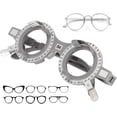 thumbnail image 1 of Optometry Lens Frame, Easy to Carry Trial Frame Super Durable for Sunglasses Eyeglasses Men Women Home Use, 1 of 7