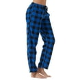 thumbnail image 4 of LANBAOSI Womens Pajama Pants Soft Fleece Plaid PJ Bottoms For Women with Pockets Loungewear Size M, 4 of 8