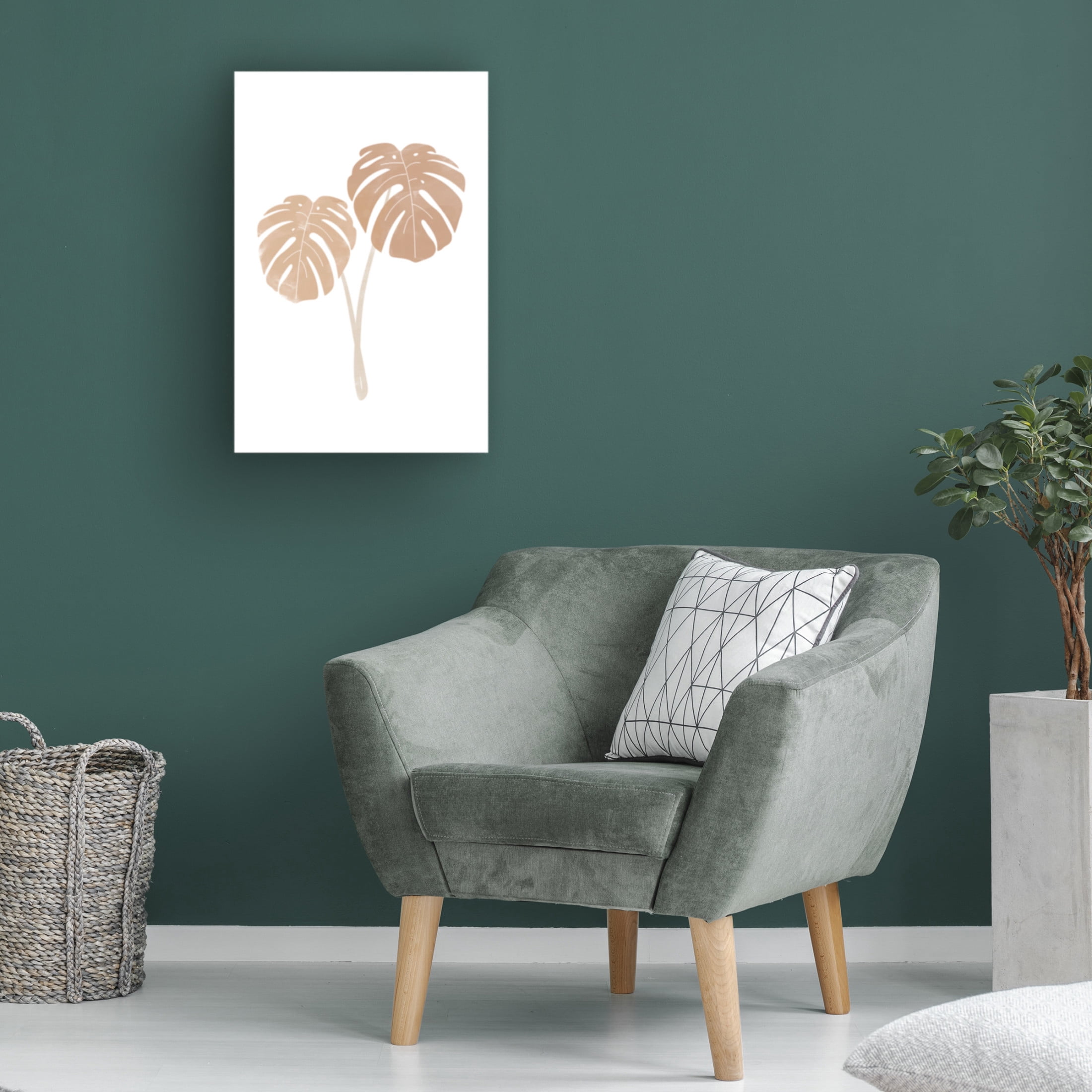 Trademark Fine Art Melloi Art Prints Monstera Plants Canvas Wall Art