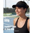 thumbnail image 3 of Minzimin Structured Quick Dry Sports Sun Visor Hats for Women - Lightweight Adjustable Sun Hat for Golf Tennis Pickleball Beach, 3 of 6