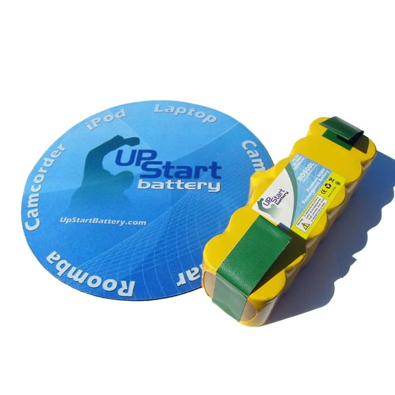 Replacement iRobot Roomba 551 Battery for Roomba 510, 535, 562, 580,500 - AeroVac, 551, 780, 530 - AeroVac, 540 - AeroVac, 570 - AeroVac Robotic Vacuum Cleaner (2000mAh, 14.4V, NICD)