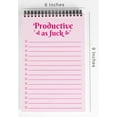 thumbnail image 2 of Inkdotpot To Do List Notepad 6 X 9 Paper Stationery, Productive List Pink Spiral Notepad Daily Checklist- Motivational Organizer Planner List Pad- Notepad Tear Off (50 Sheets), 2 of 5