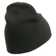 thumbnail image 3 of US Army Veteran Military Embroidered 8 Inch Knitted Short Beanie - Dk Grey OSFM, 3 of 5