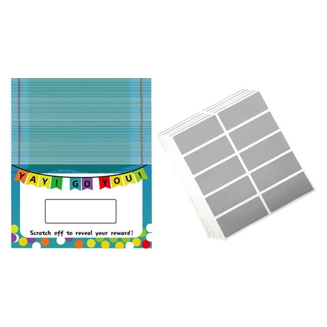 FOMIYES Tarjetas Para Raspar DIY Multicolor Con En Para En Eventos Y Entretenimiento