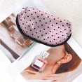 thumbnail image 3 of 4 Pieces Mesh Cosmetic Bags Set, Portable Travel Mesh Makeup Bag, Heart Pattern Zipper Pouch Toiletry Bag for Women Girls (Pink), 3 of 5