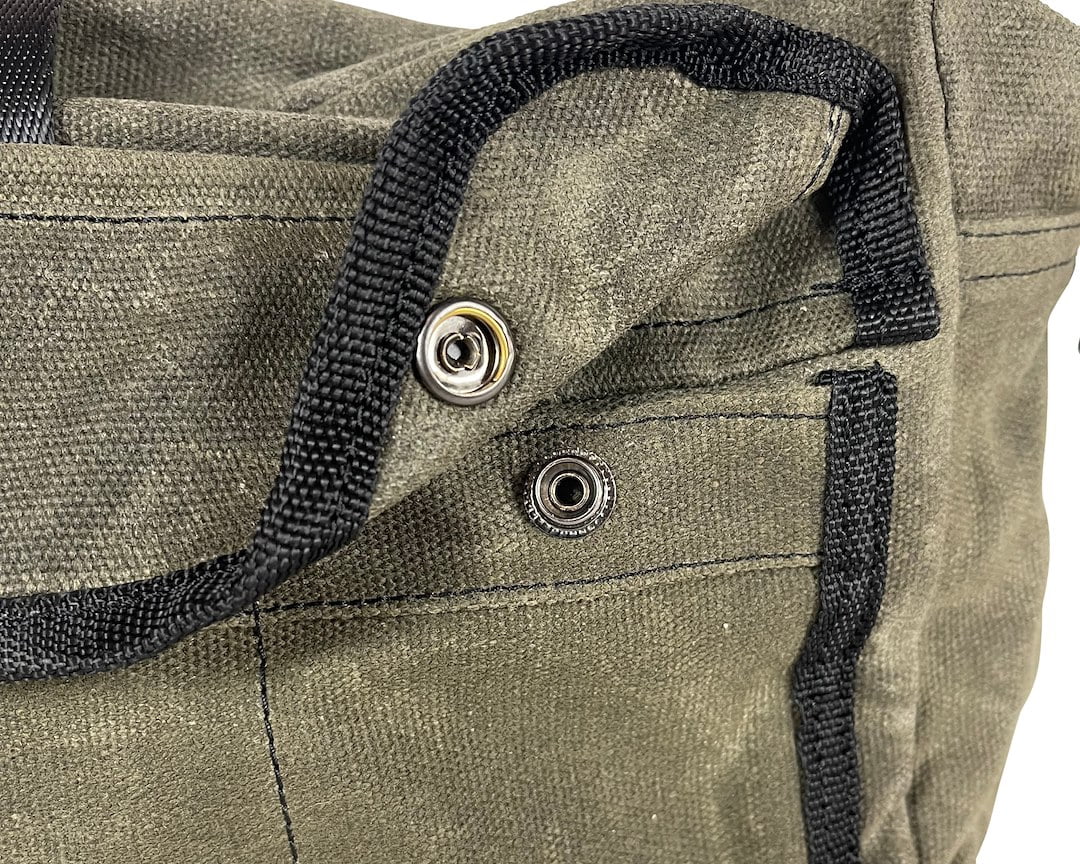 Overland Vehicle Systems Small Duffle Bag with Handle and Straps - #16 Waxed Canvas