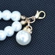 thumbnail image 4 of Accesorios de joyería de perlas, perlas de imitación de vidrio, accesorios de bricolaje, cadena de cuentas de mano, bola de piel, llavero, colgante, regalo, cadena corta pequeña, 4 of 6