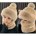 thumbnail image 6 of Women's Winter Scarf and Hat Set Soft Knitted Windproof Neck Gaiter and Beanie, 6 of 7