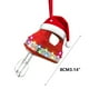 thumbnail image 4 of Adornos navideños para batidas de horno | Decoración plana de acrílico colgante 8x6,5cm | Plástico de doble cara | Retrovisor del coche y decoración del árbol | Recuerdo navideño | Resistente al, 4 of 5
