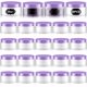 thumbnail image 1 of Tarro de plástico Dandat de 250 ml con tapa, 24 unidades, para cosméticos, 1 of 6