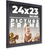 24x23 Frame Black Passaggi Solid Wood Picture Frame Width 1.5 Inches | Interior Depth 0.5 Inches |