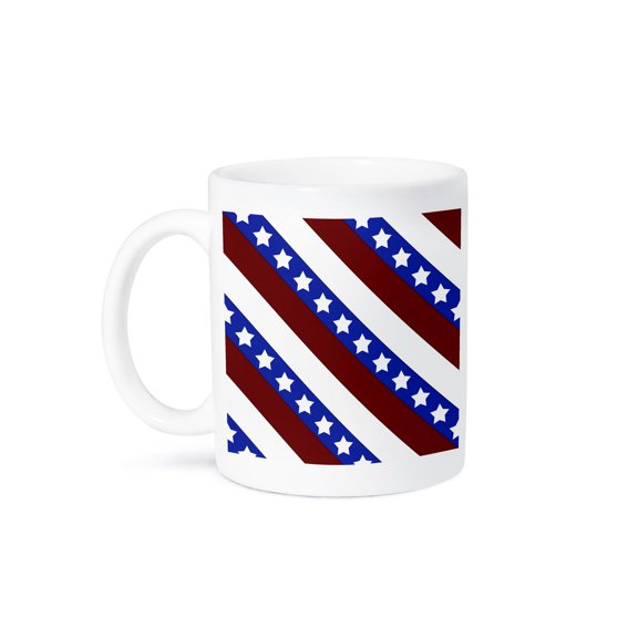 3dRose, Stars and Stripes USA patriotic, 15oz Mug